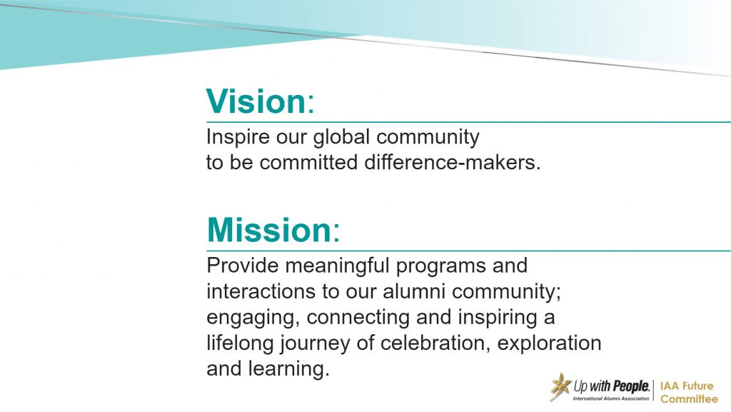 New Vision and Mission Statement of the UWPIAA